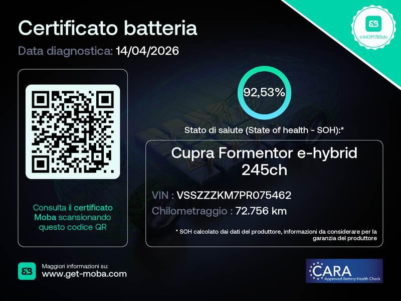 Cupra Formentor SUV 1.4 E-HYBRID VZ DSG - foto 21