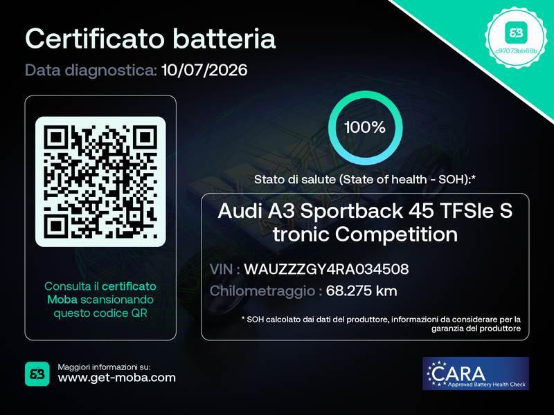 Audi A3 BERLINA 45 TFSI E S TRONIC S LINE EDITION S.BACK - foto 21