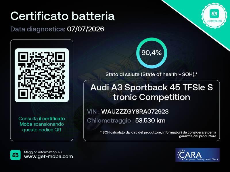 Audi A3 45 TFSI E S TRONIC S LINE EDITION S.BACK - foto 21